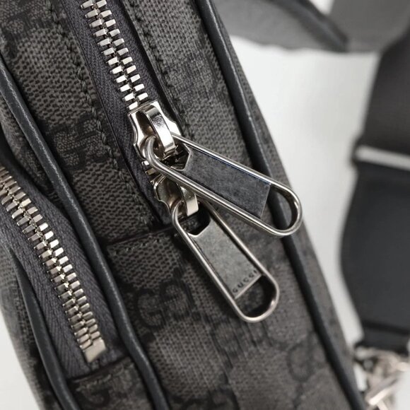 GUCCI Shoulder Bag PVC Gray Silver 752565 Auth 118850M - Picture 14 of 16